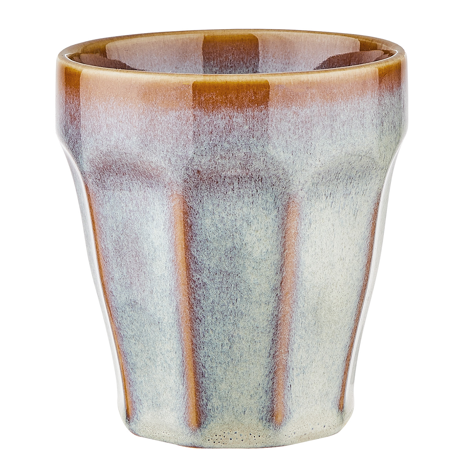 BERGAMO cana de cafea cu glazura reactiva, taupe