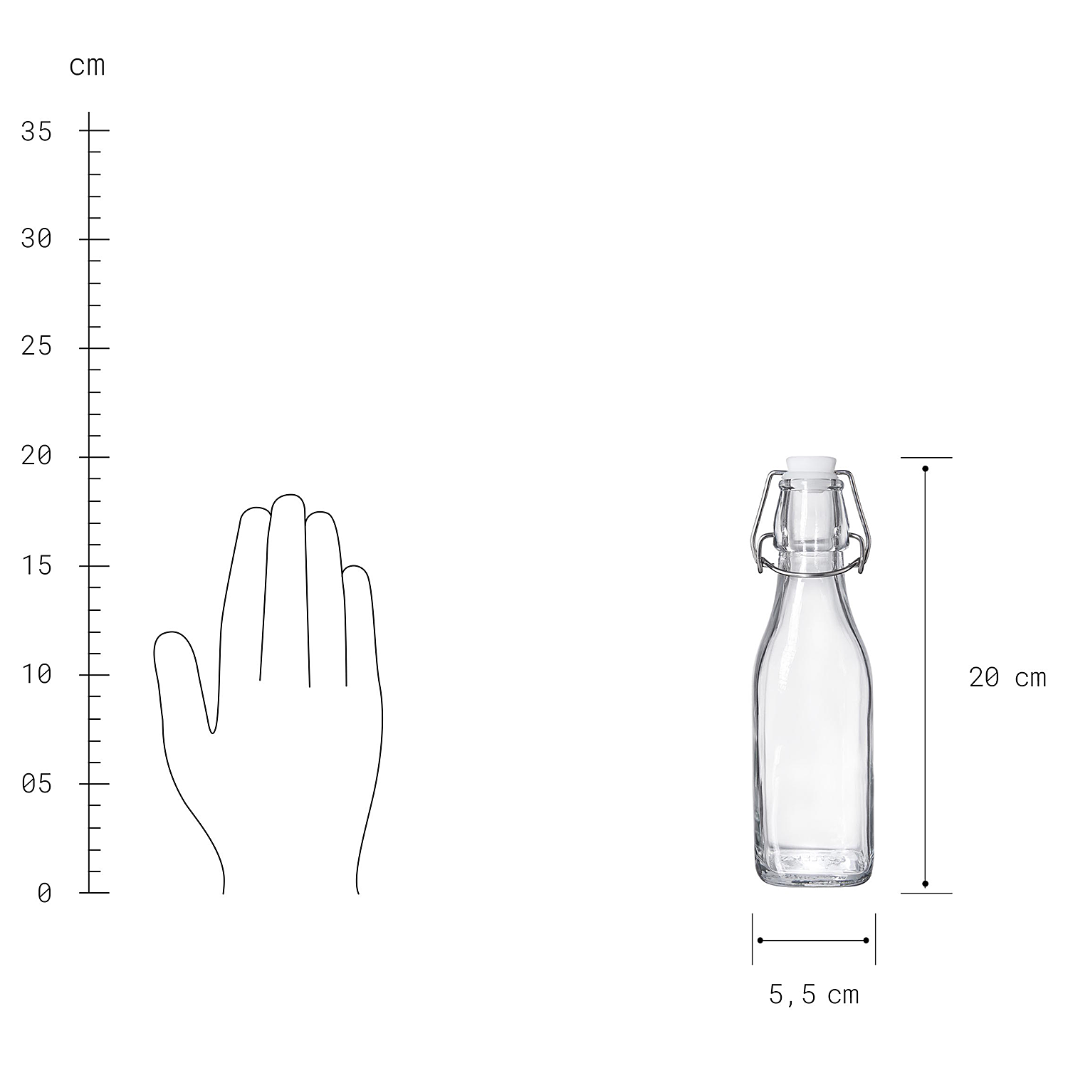 SWING sticla swingtop | 250 ml