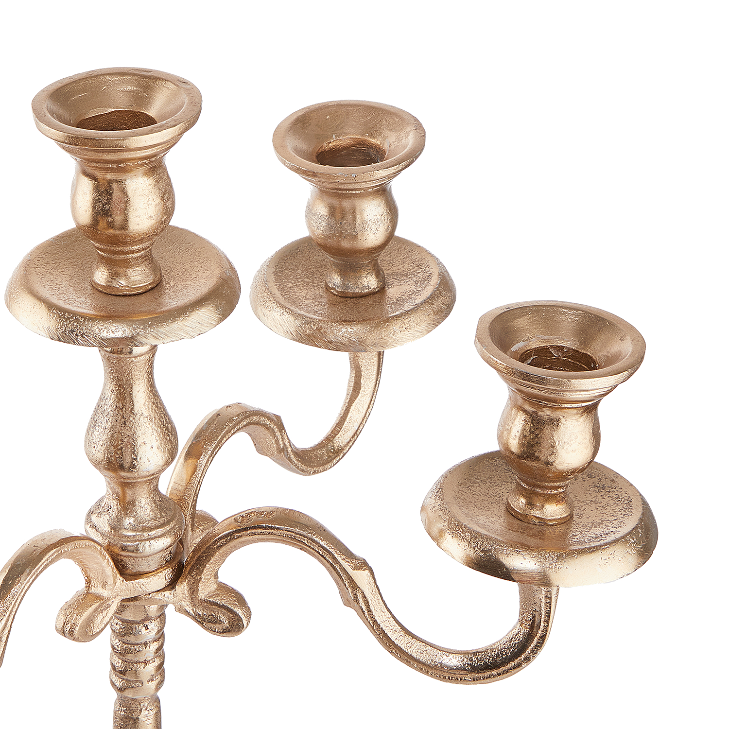 BOHEMIAN suport lumanari 5 lumanari, auriu