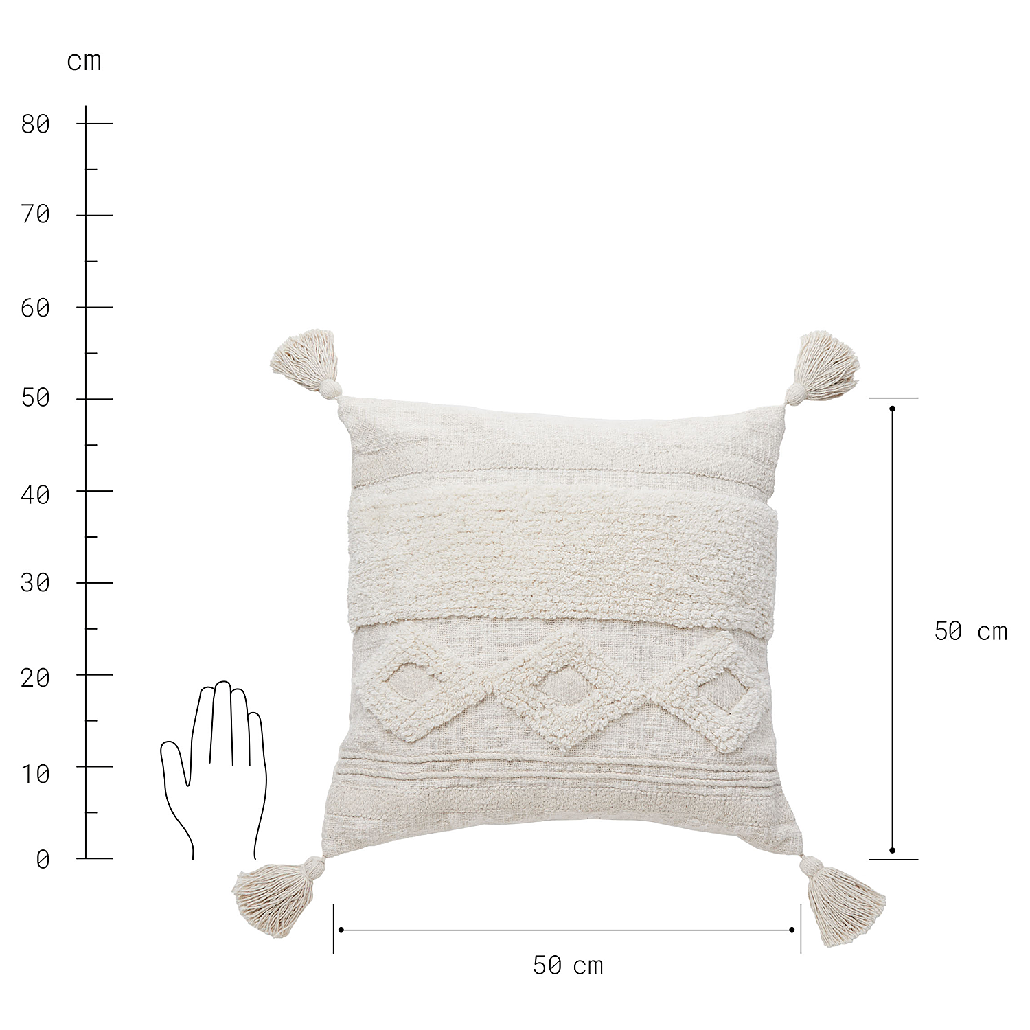 FORMENTERA perna 50x50 cm