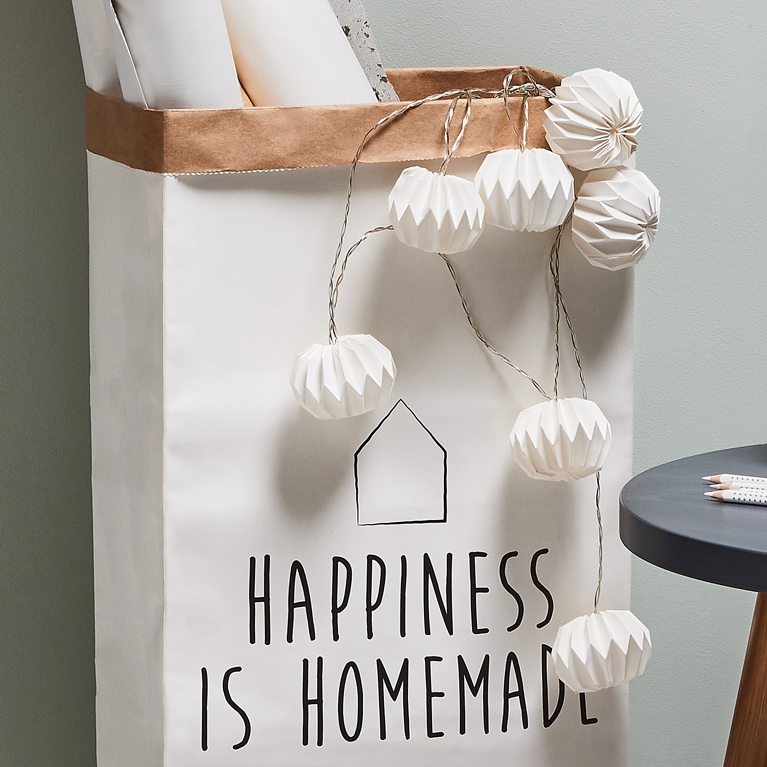 HANAMI LED Instalatie 8 LED, alb