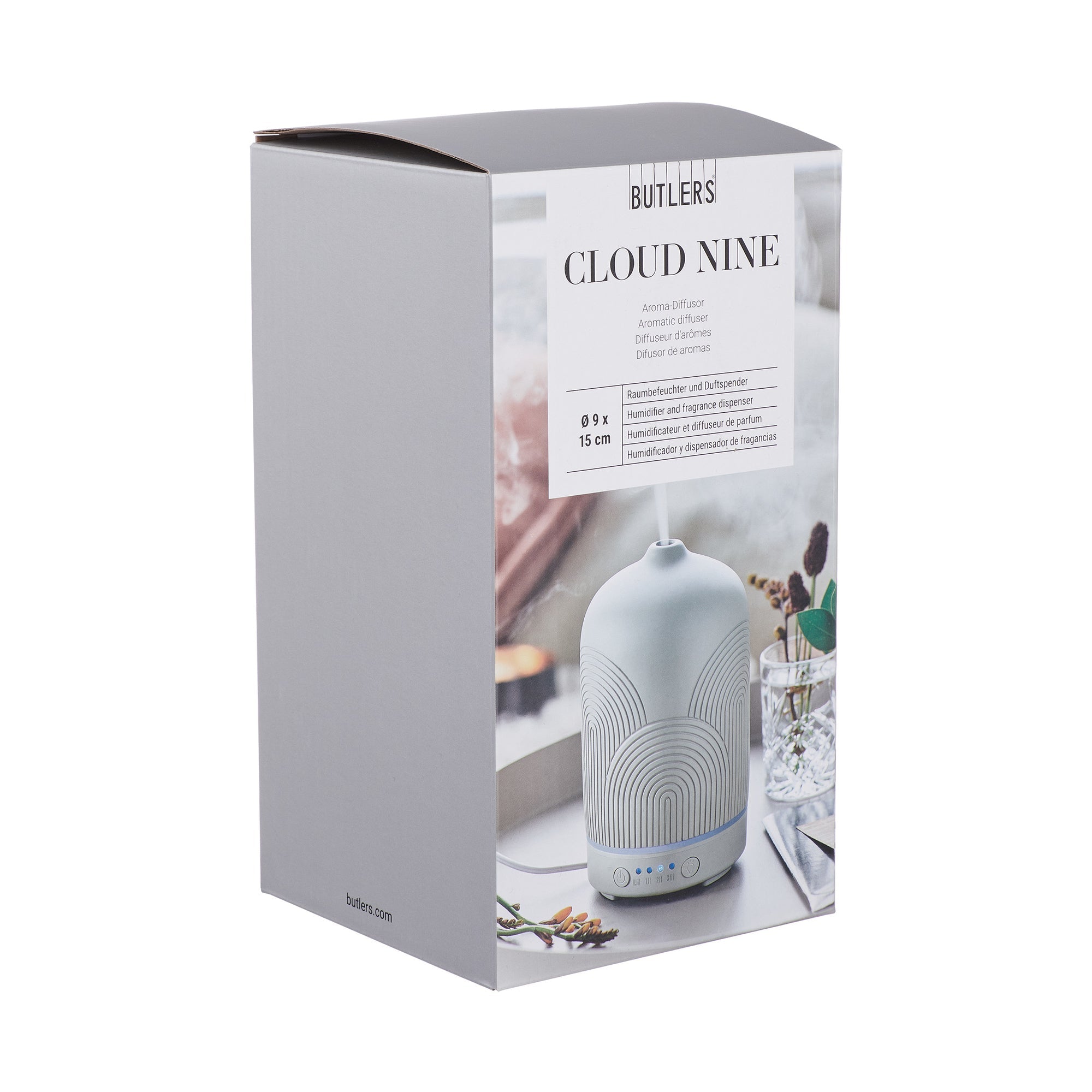 CLOUD NINE difuzor de aroma, gri curcubeu