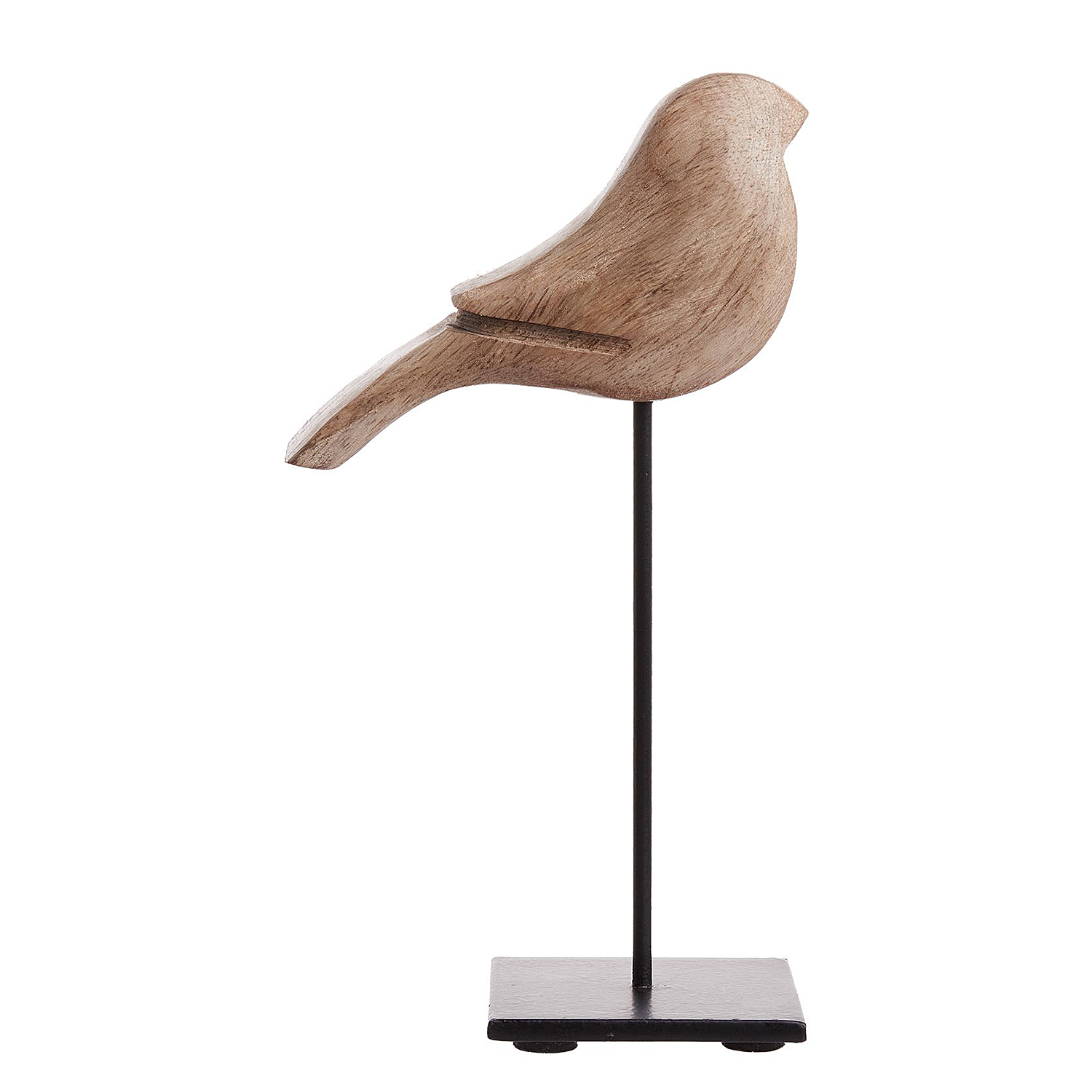 BIRDY decoratiune lemn/metal 20cm