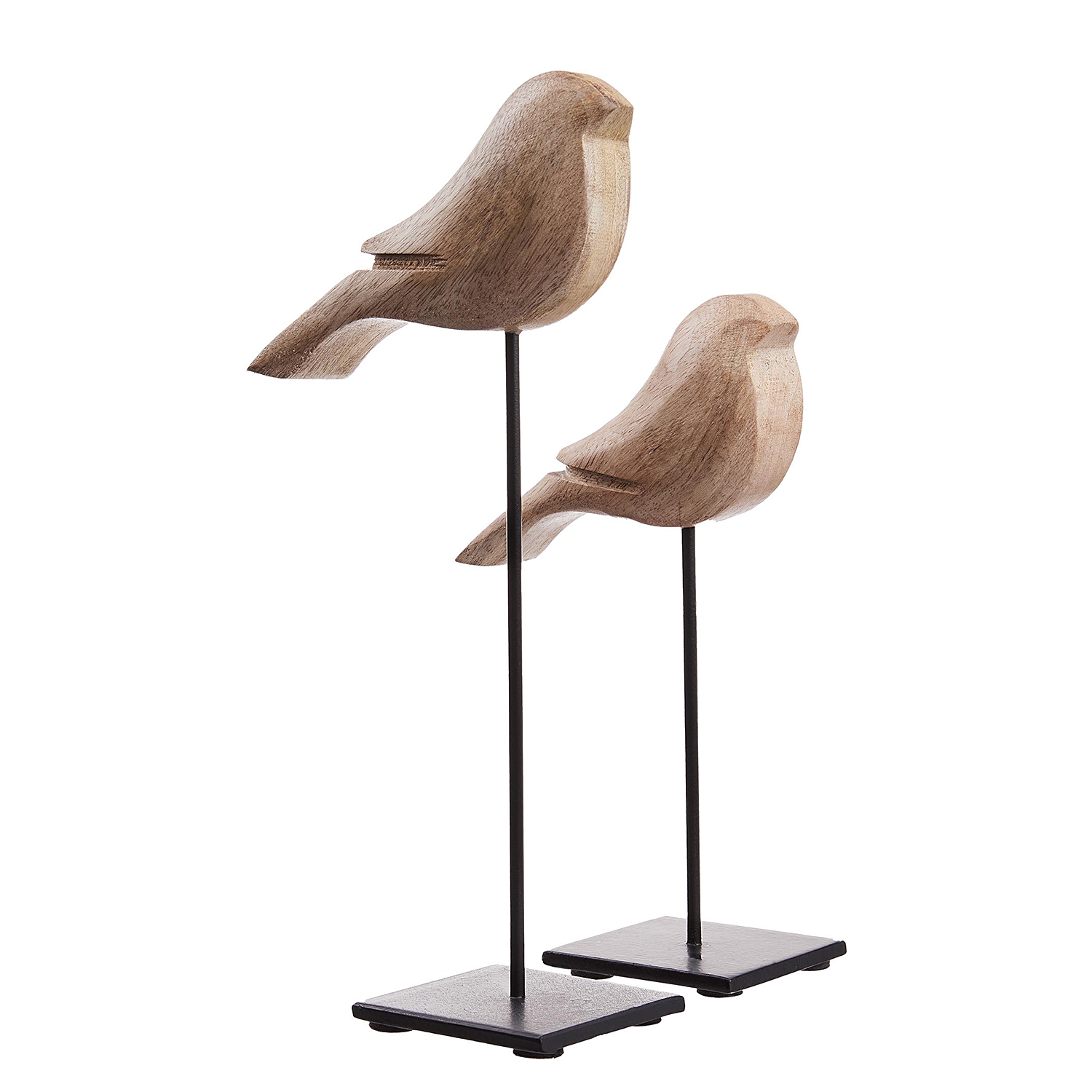 BIRDY decoratiune lemn/metal 25cm