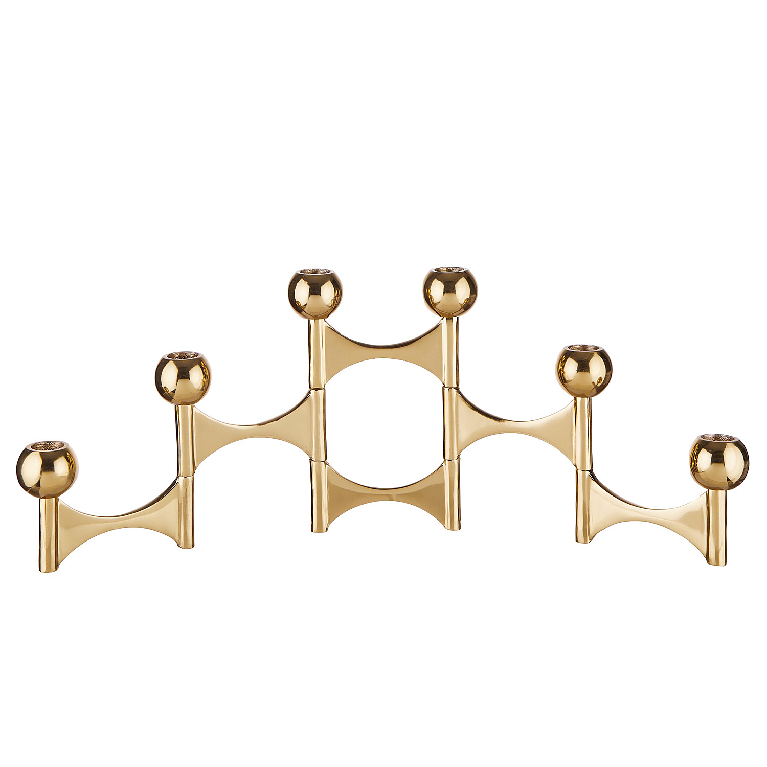 VARIATION suport lumanare pliabil, auriu