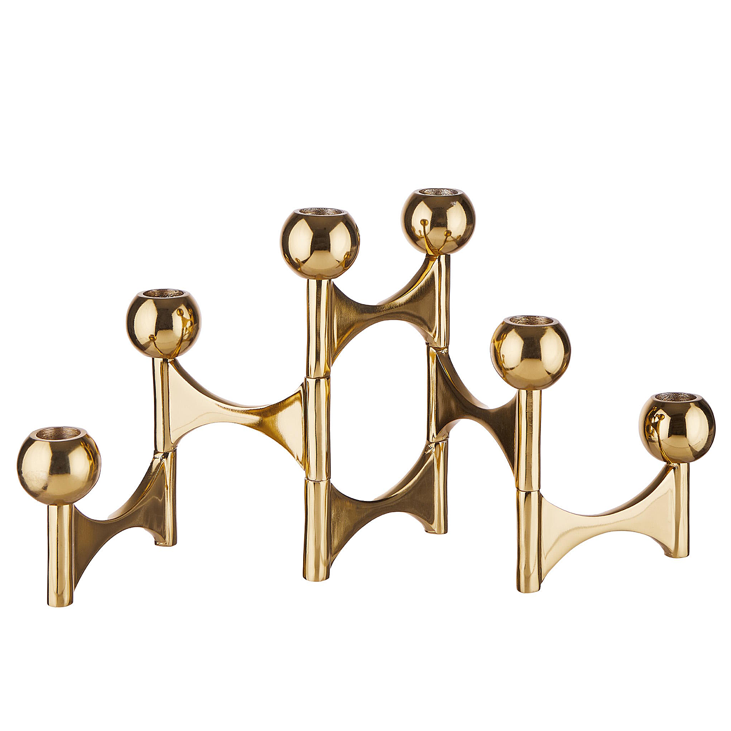 VARIATION suport lumanare pliabil, auriu