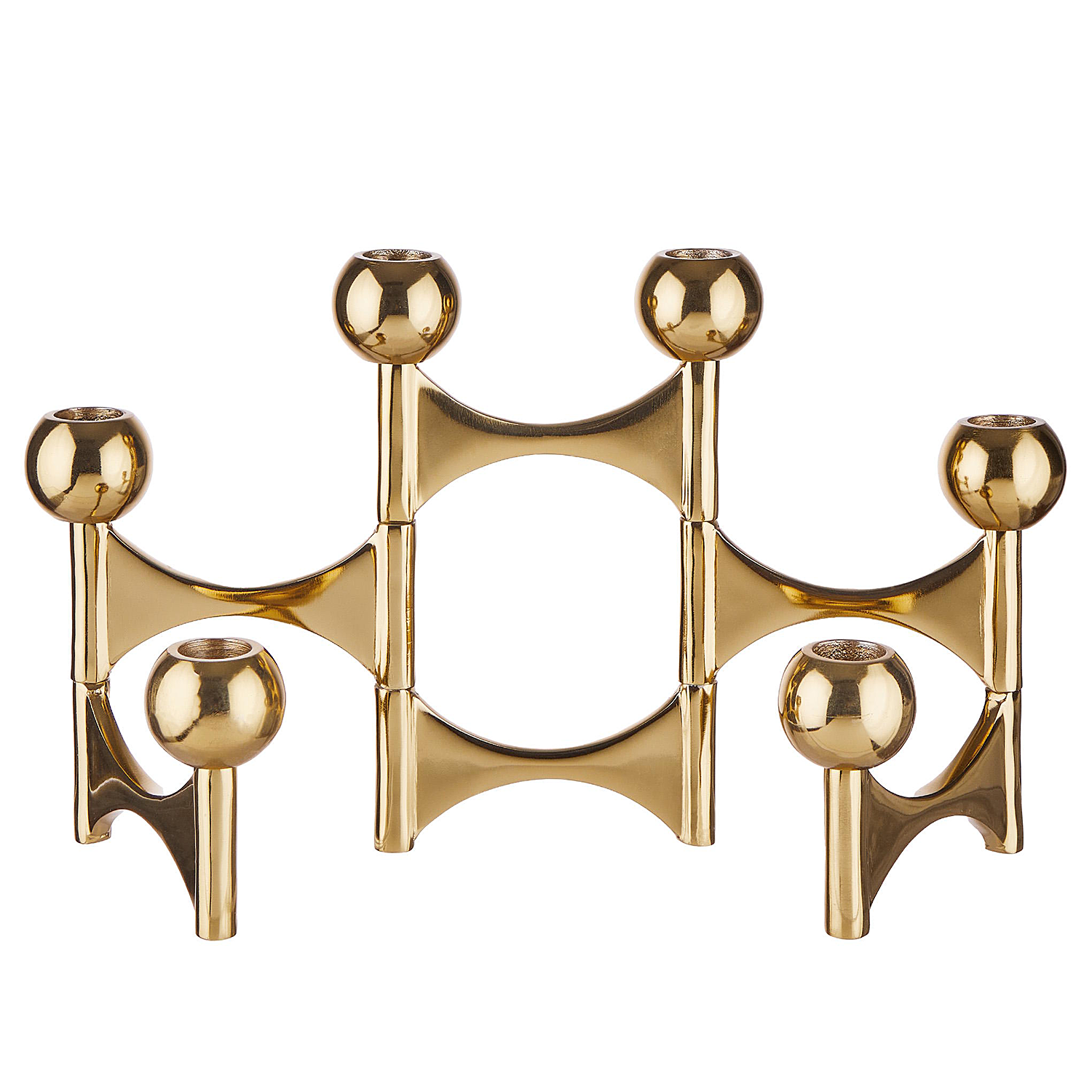 VARIATION suport lumanare pliabil, auriu