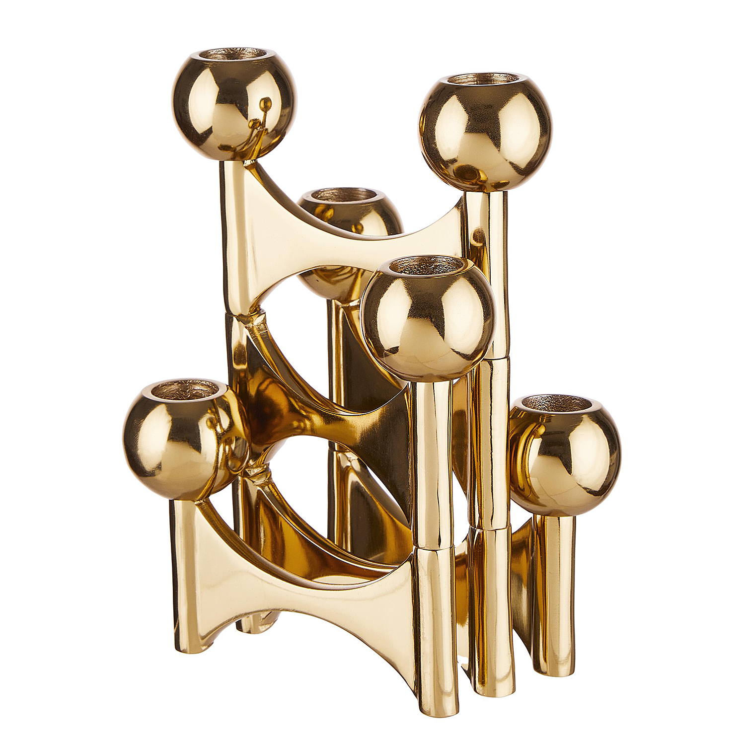 VARIATION suport lumanare pliabil, auriu