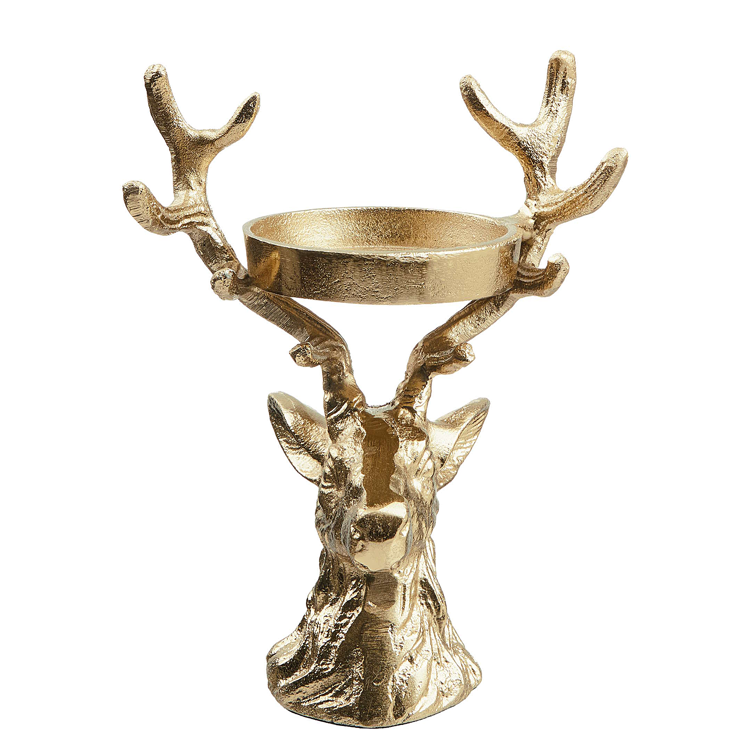 OH MY DEER suport lumanare auriu