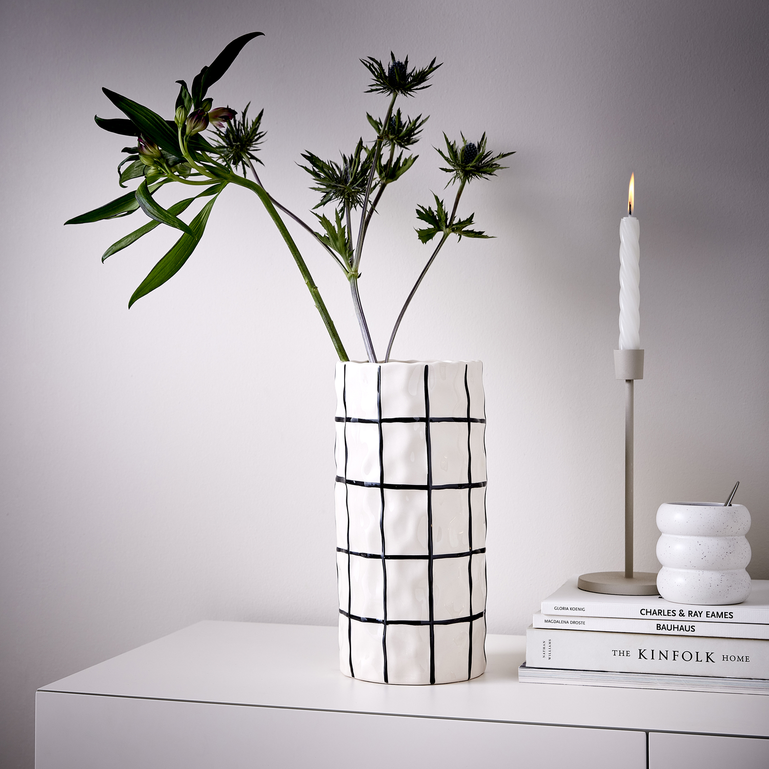 TILES vaza ceramica 30cm