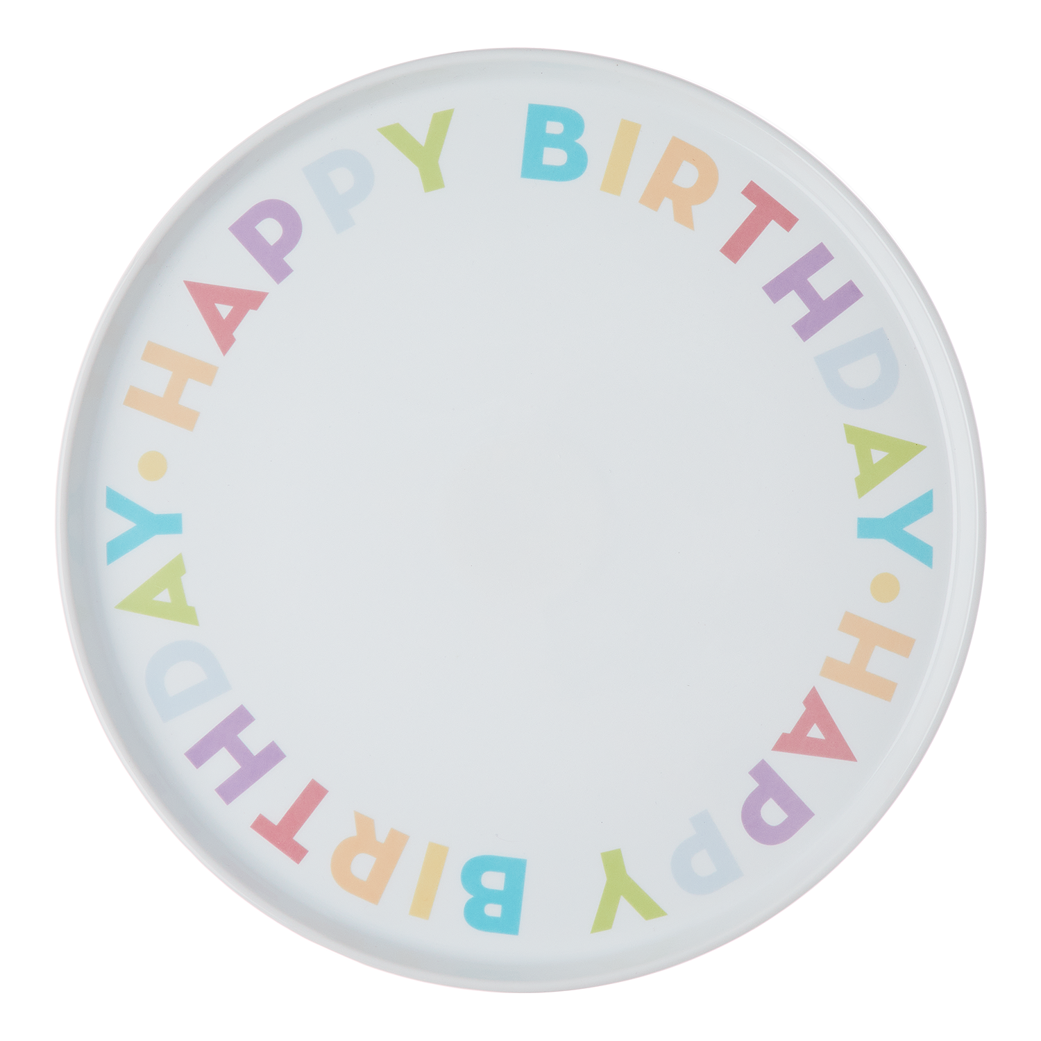 HAPPY BIRTHDAY farfurie pentru tort 32 cm pastel