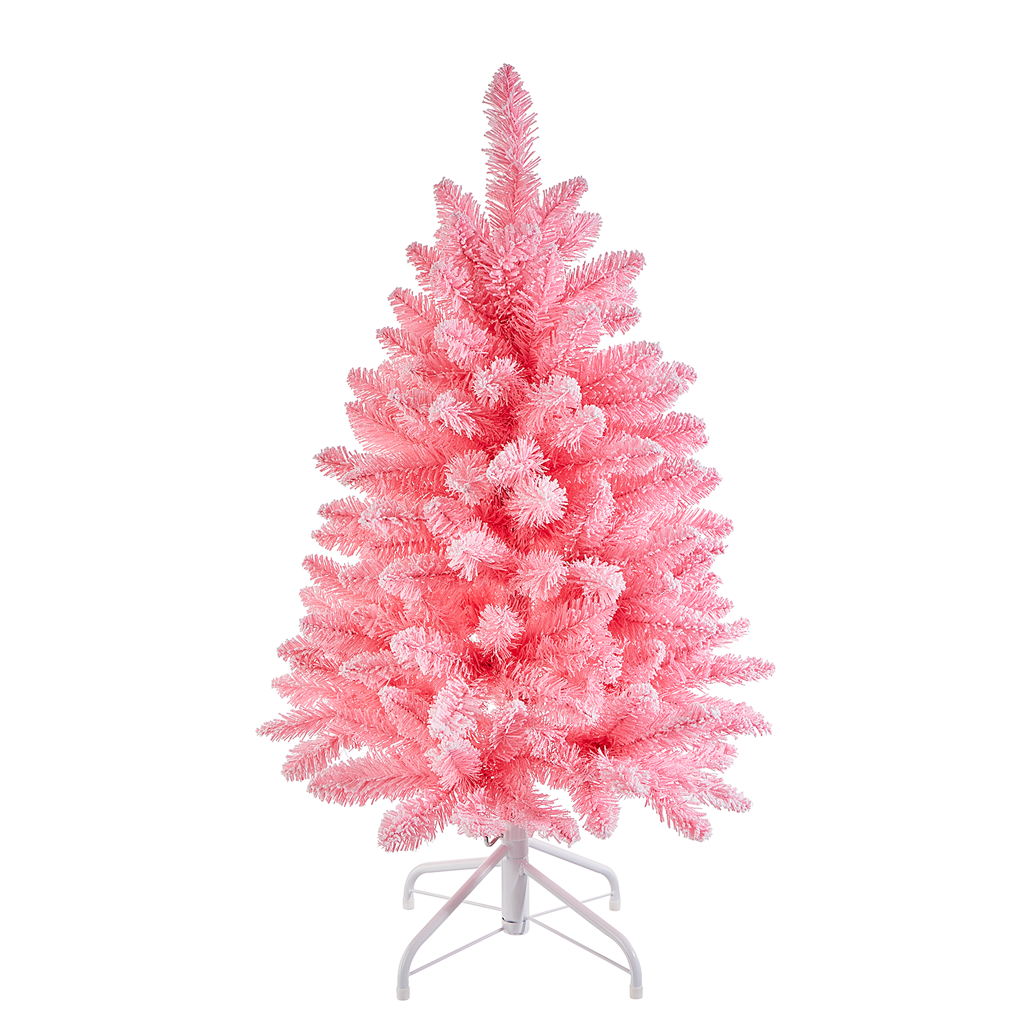 TREE OF THE MONTH brad artificial - roz cu zapada | 90 cm