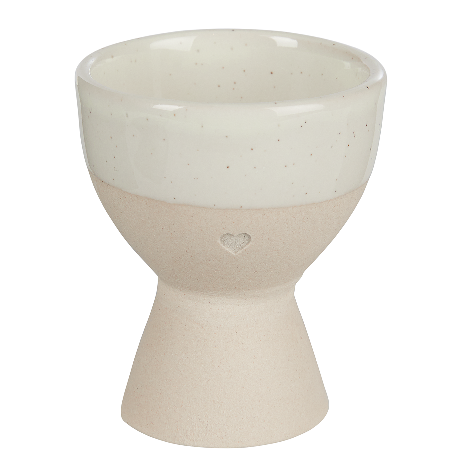 ME TIME suport pentru oua cu inima alb