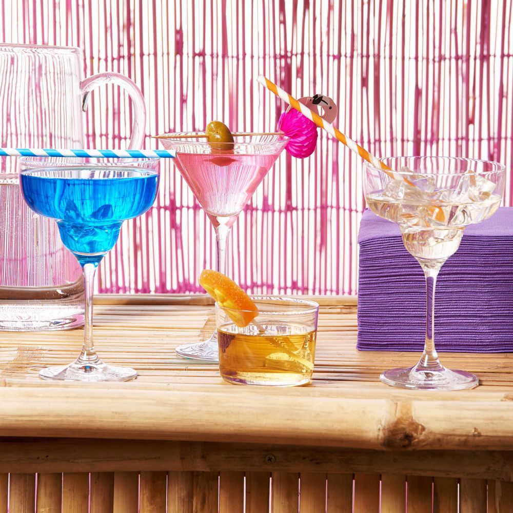 FLAMINGO decoratiune cocktail 12 buc.