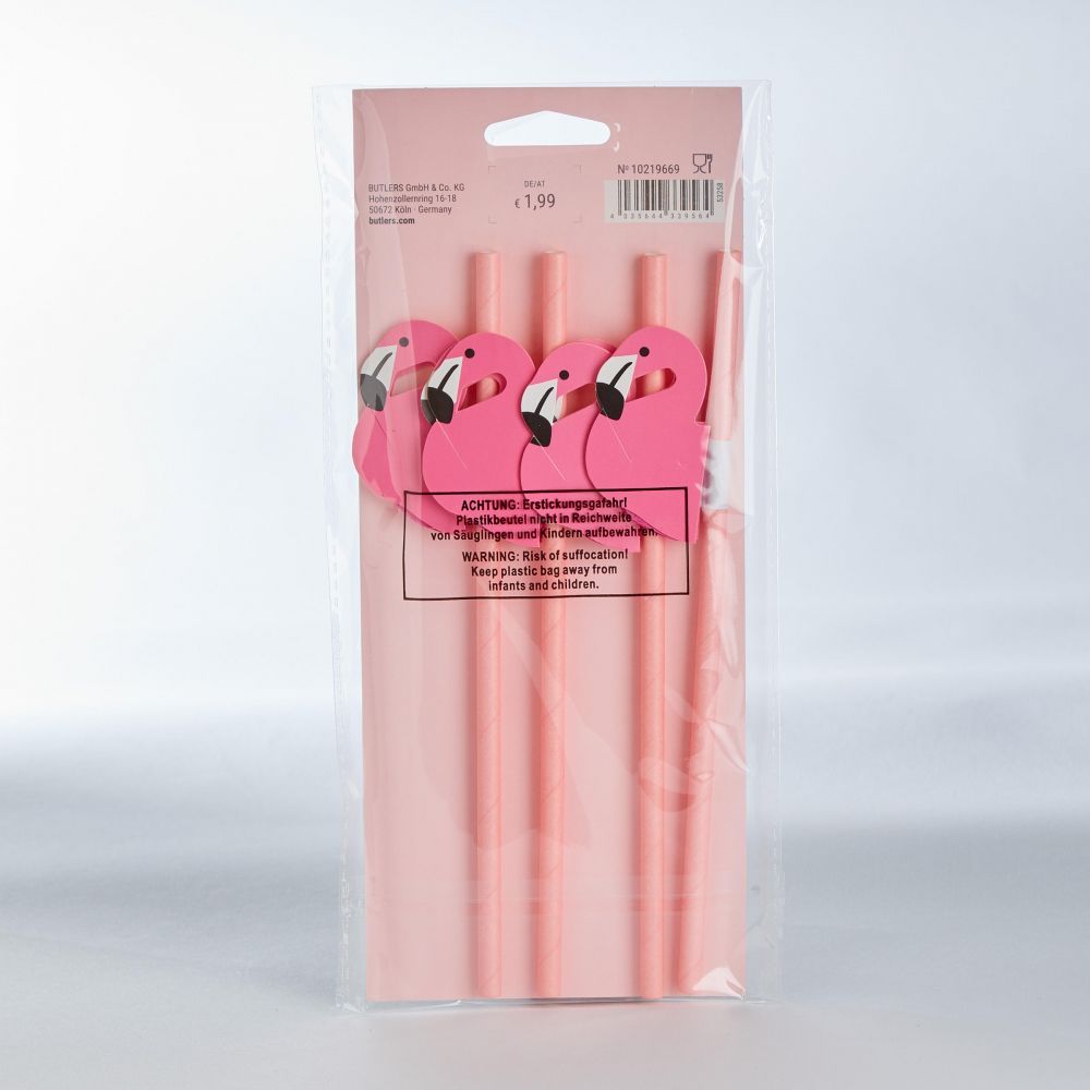 FLAMINGO set paie de hartie 4 buc.
