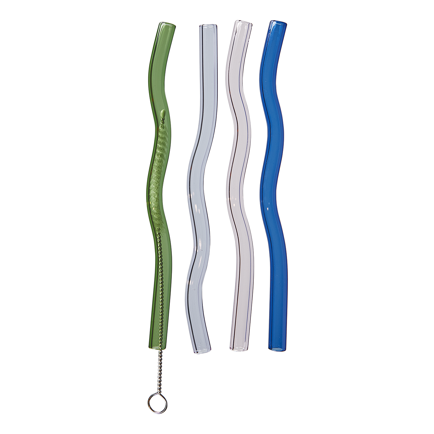 LONG DRINK set paie din sticla colorata