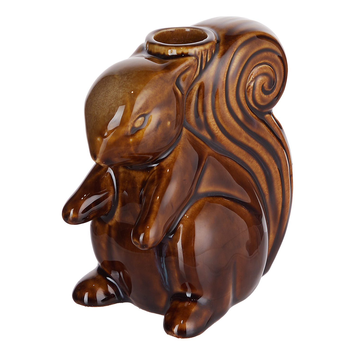 SQUIRREL suport pentru lumanare ceramic 12cm