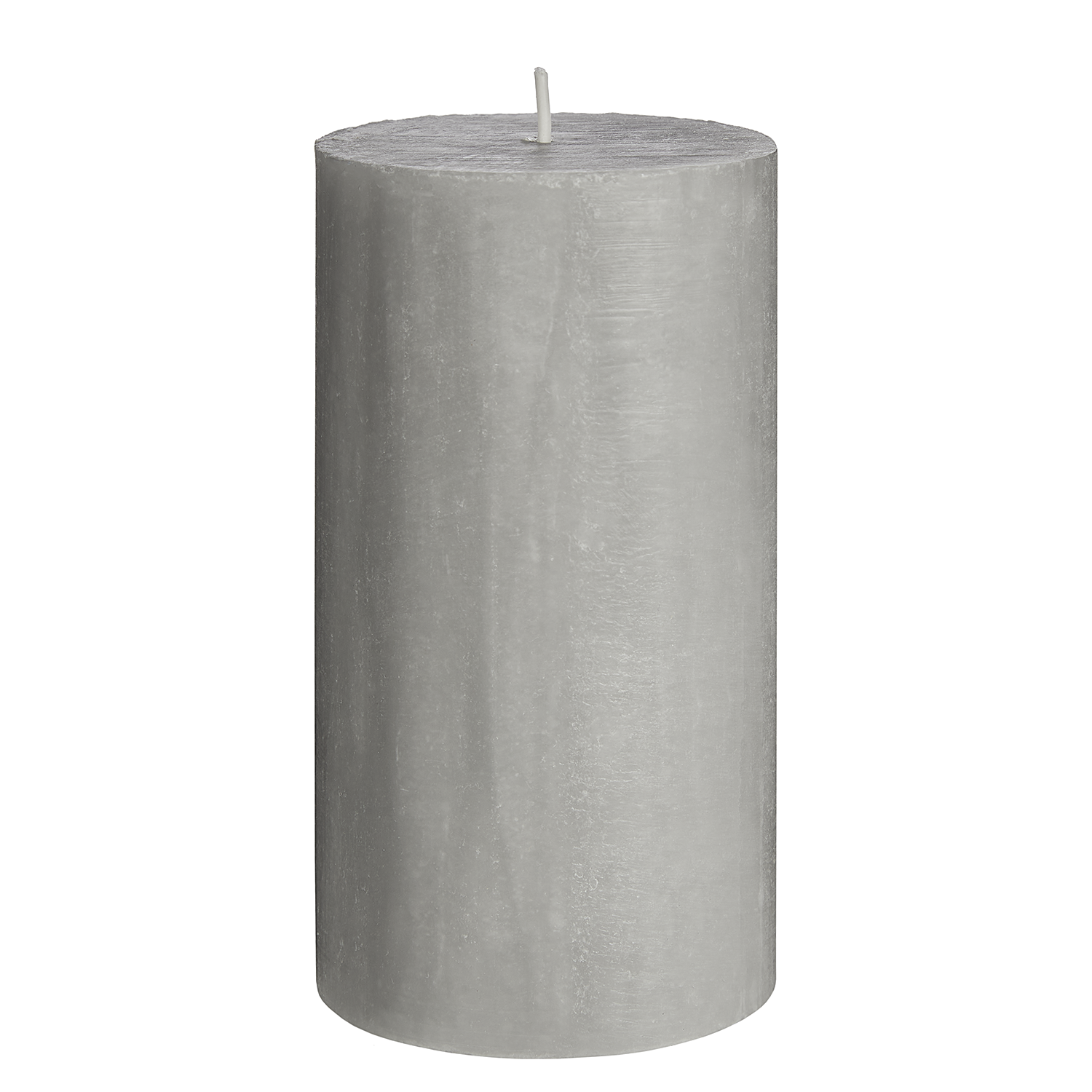 RUSTIC lumanare cilindrica Ø6,8xH13cm, gri