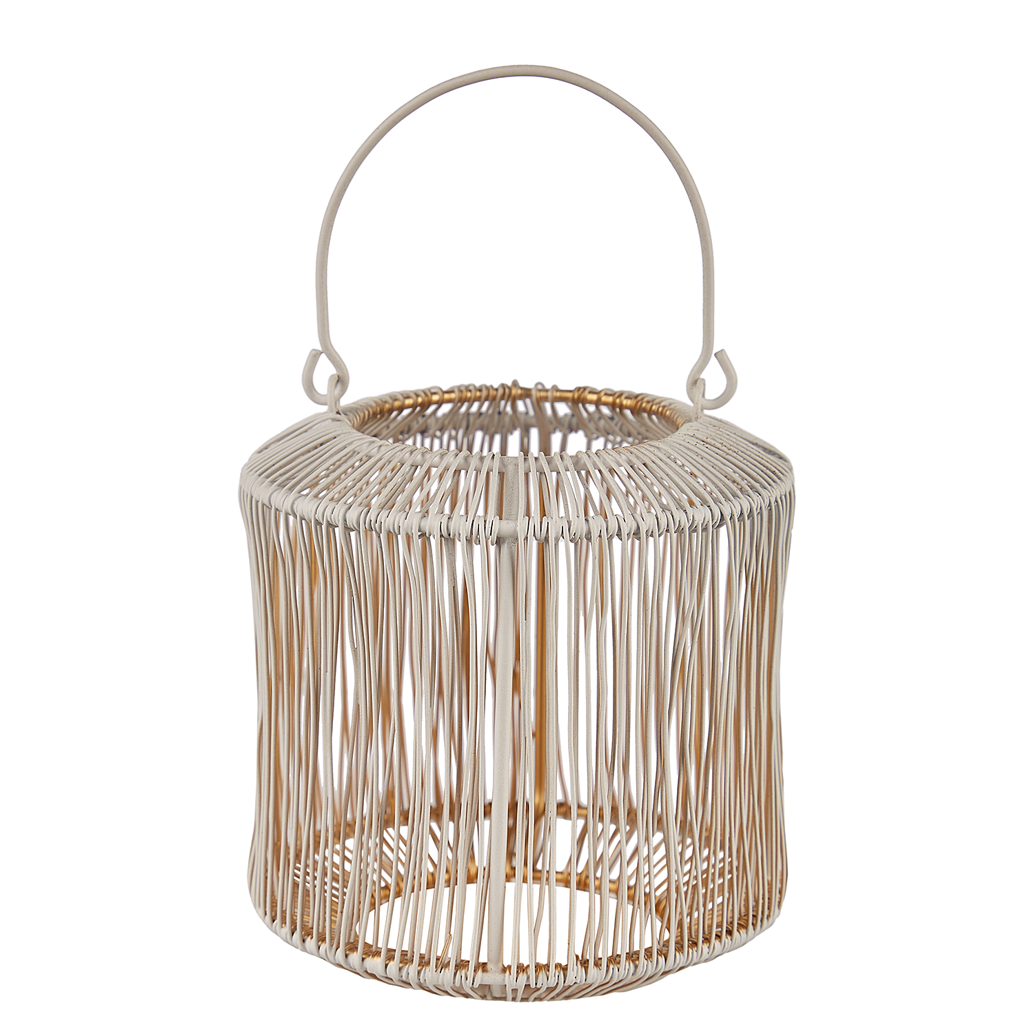 YOKO suport lumanari mini-felinar alb | 10x10 cm