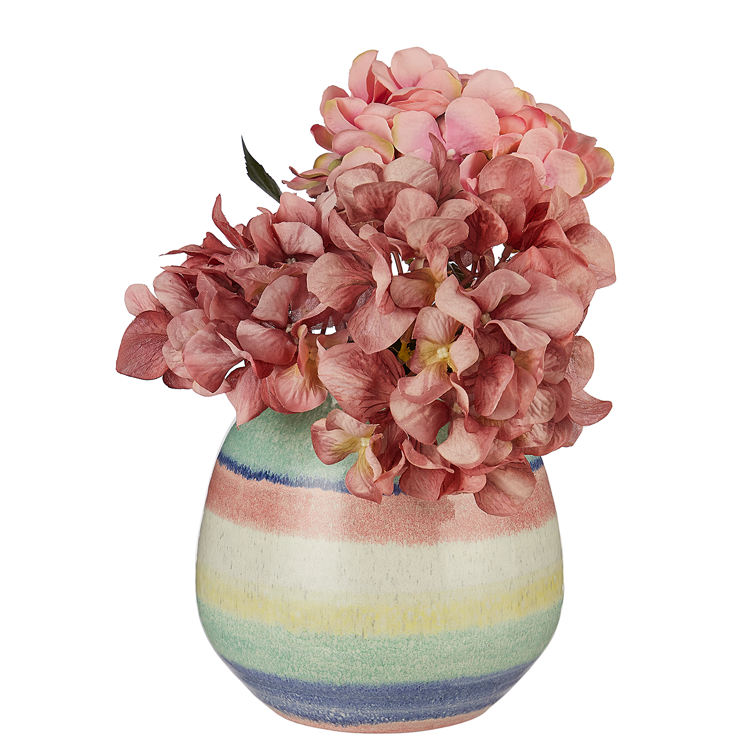 PRAIA vaza teracota Streifen