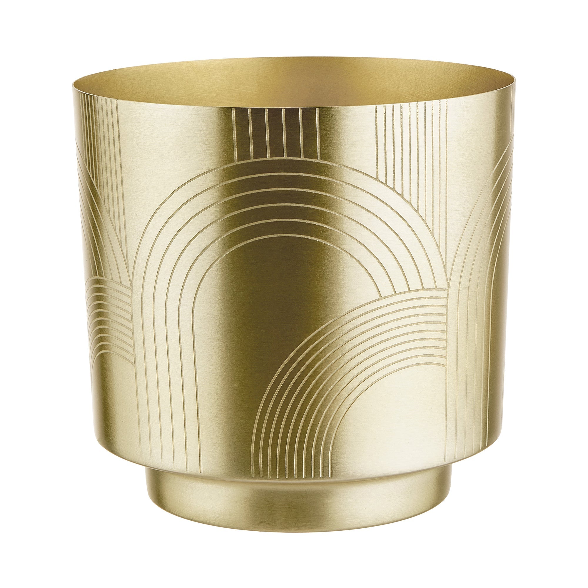 PLANTA ghiveci gravat Ø18cm auriu