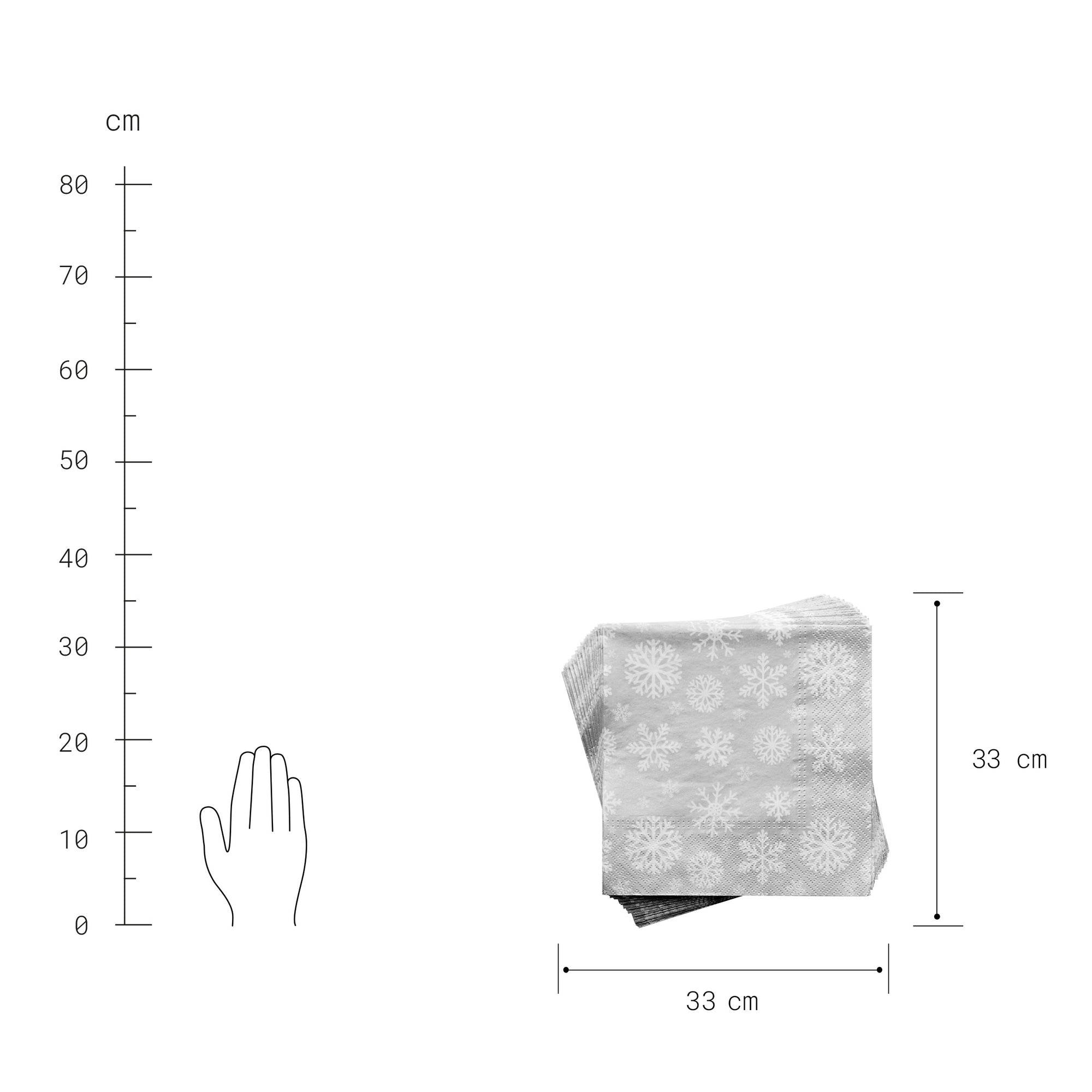 APRES servetele de hartie - fulg de zapada alb