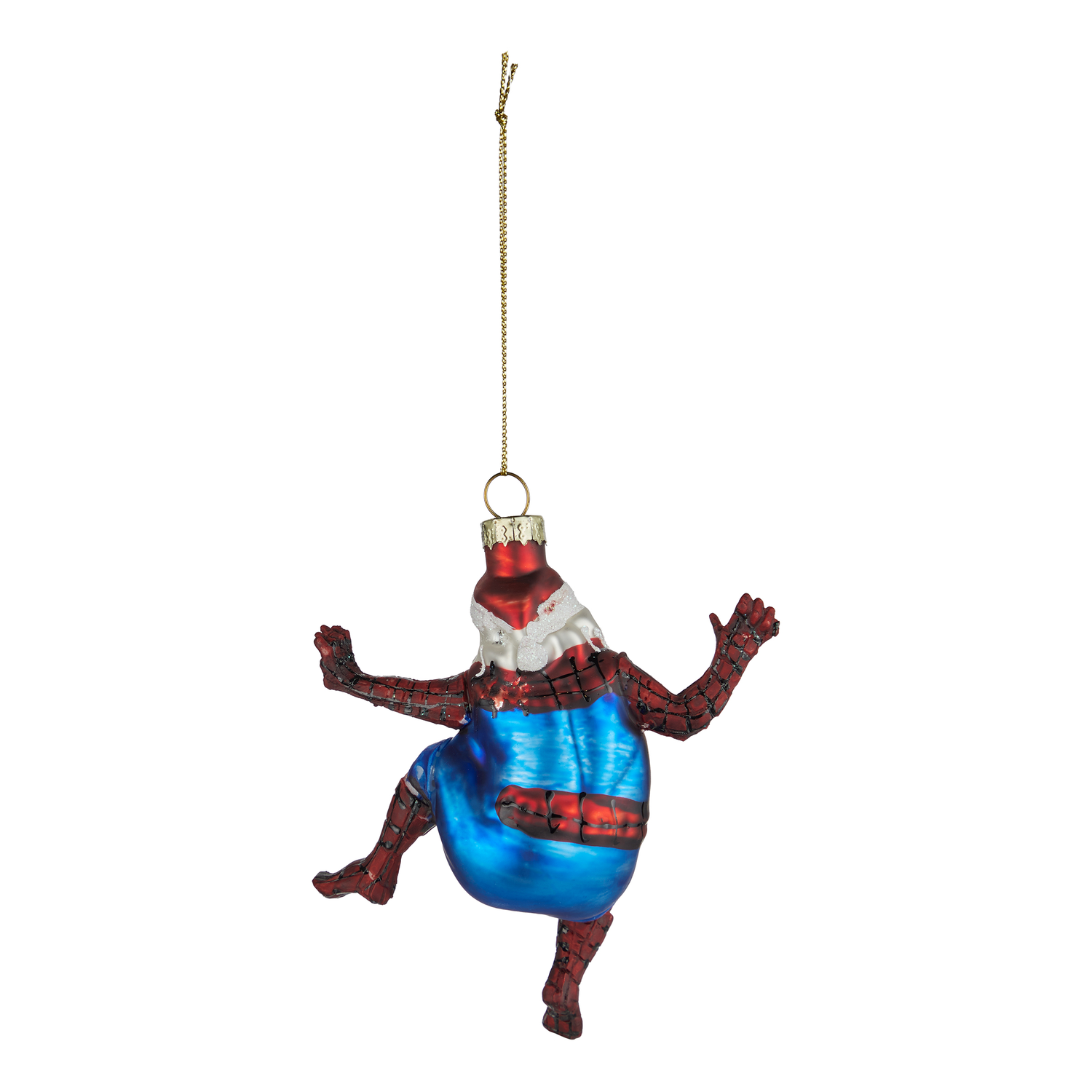 HANG ON ornament sticla paianjen Mos Craciun