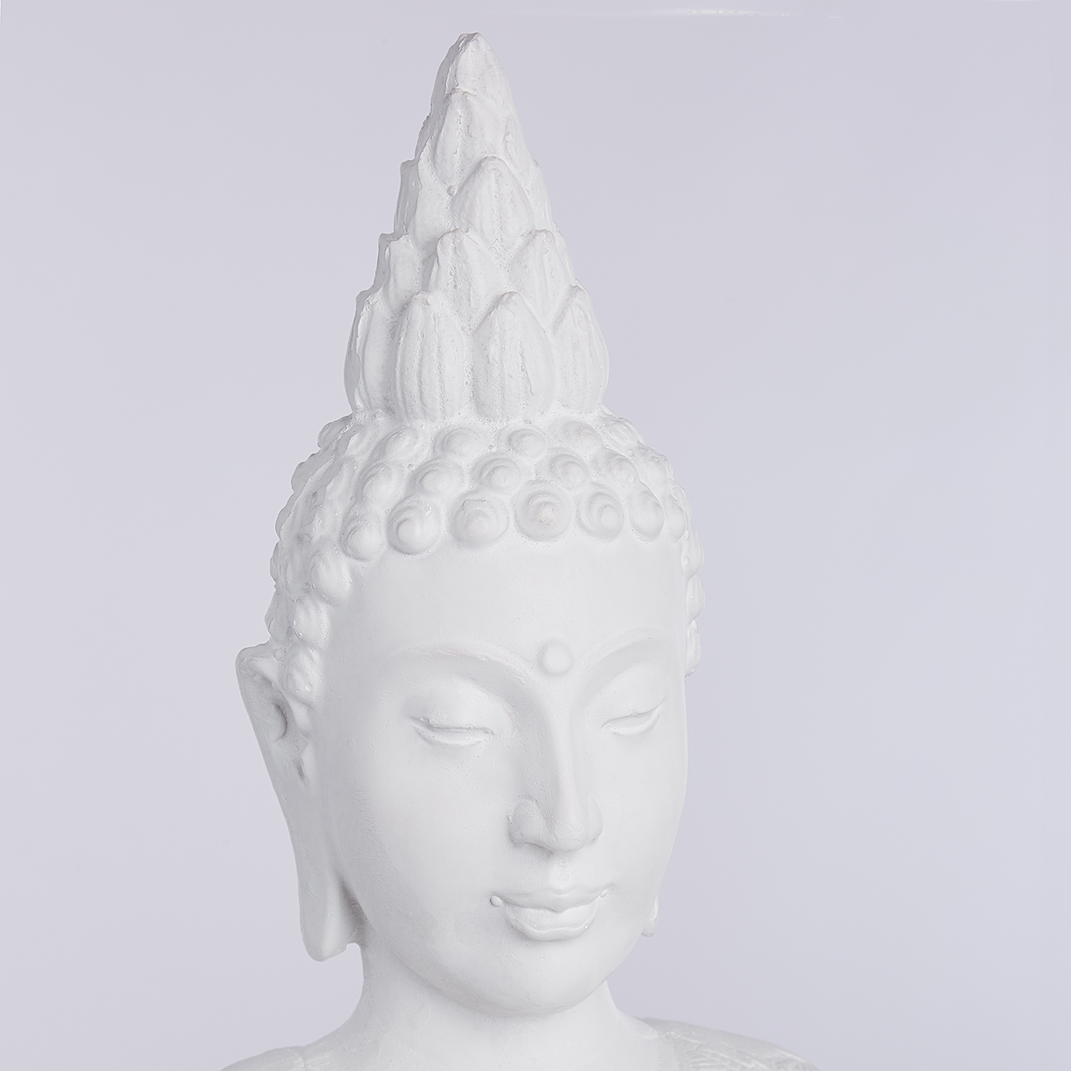 BUDDHA statuie 60cm alba