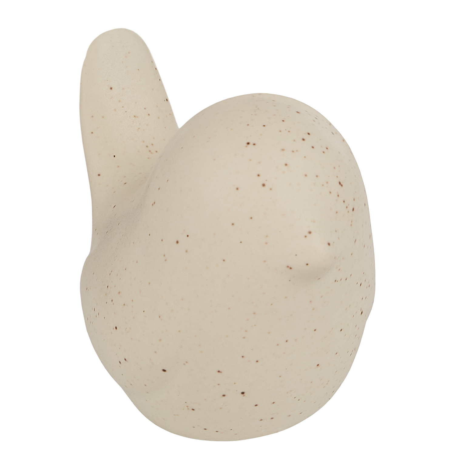 BIRDY pasare ceramica 6,5cm bej