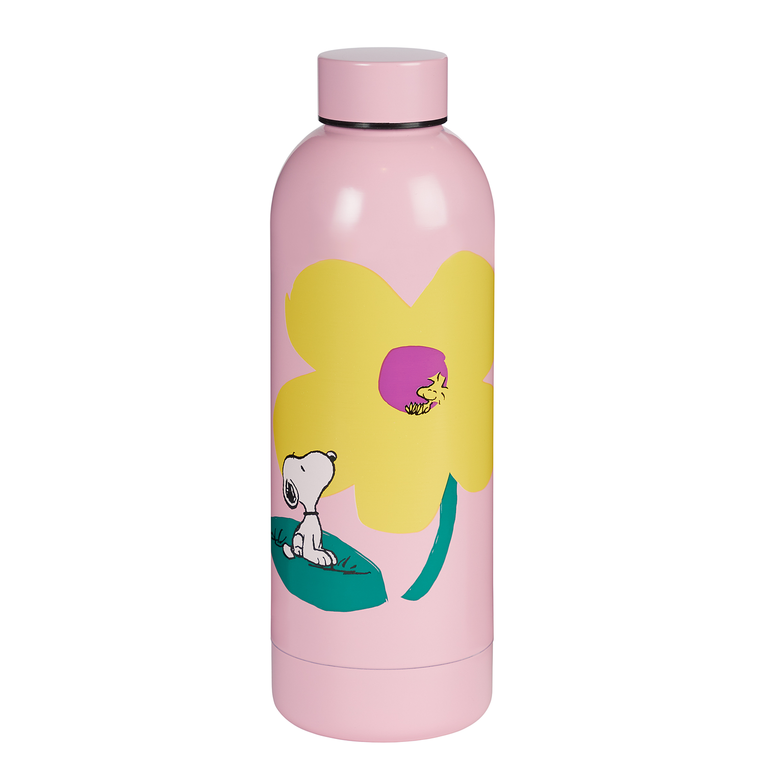 PEANUTS sticla ss 500 ml, roz