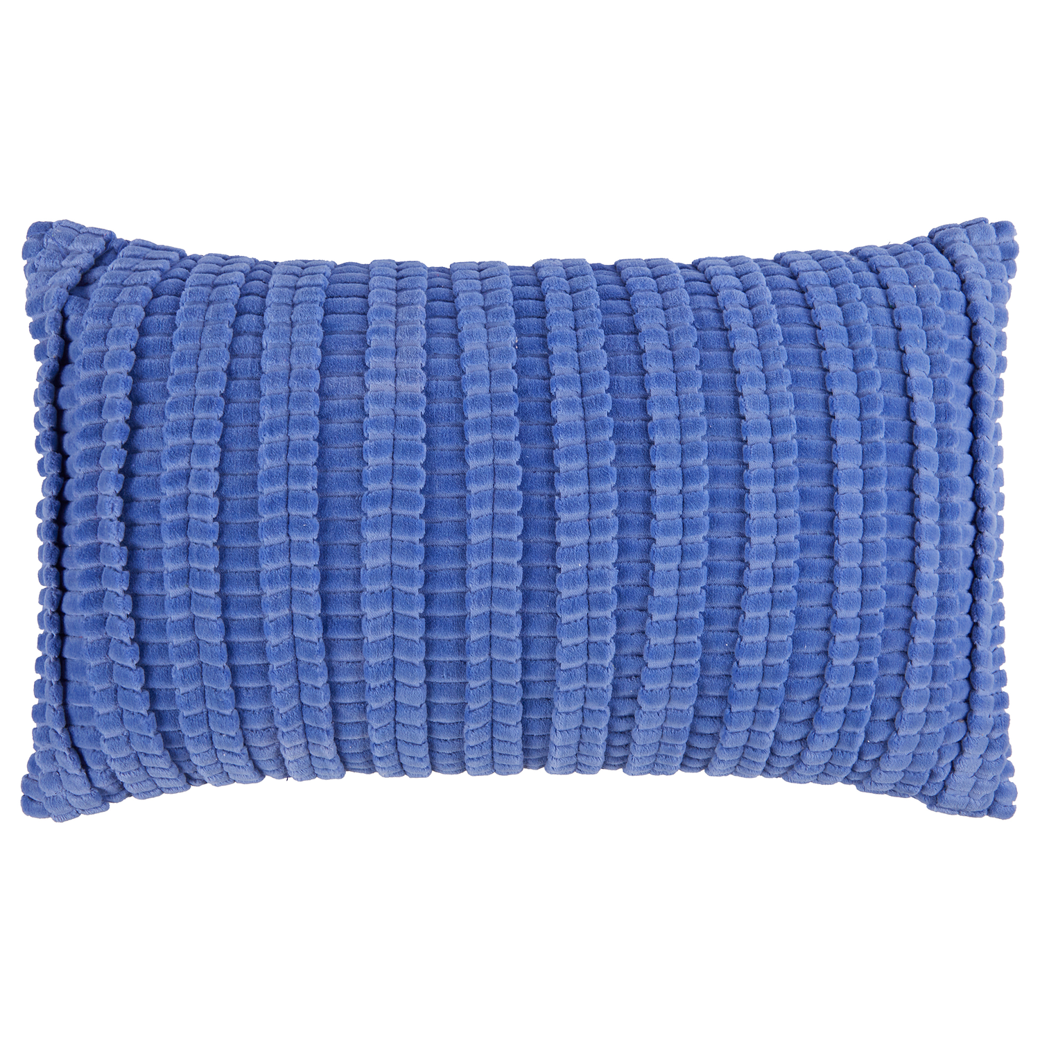 RIPPED VELVET perna 30x50cm, albastru