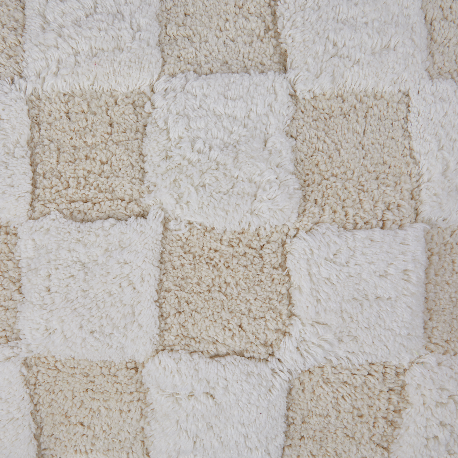 CHECKER STYLE perna 50x50cm, crem