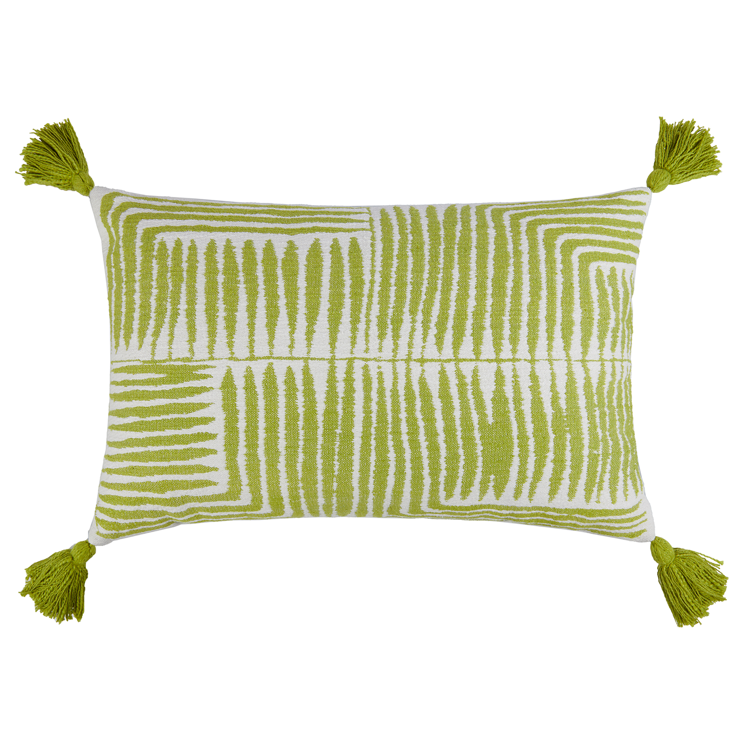 GAIA perna verde 40x60cm cu ciucuri