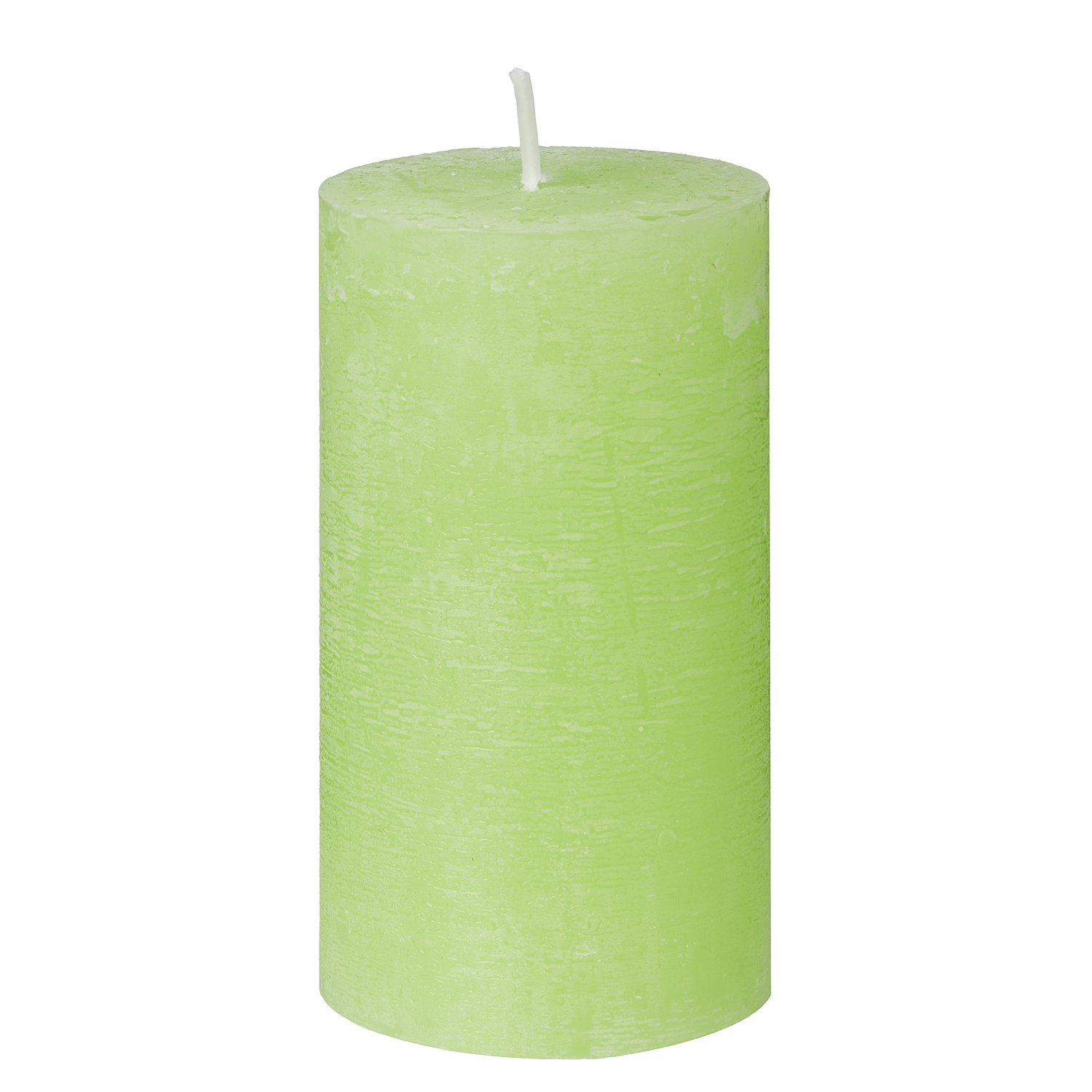 RUSTIC lumanare cilindrica Ø6,8xH13cm, lime