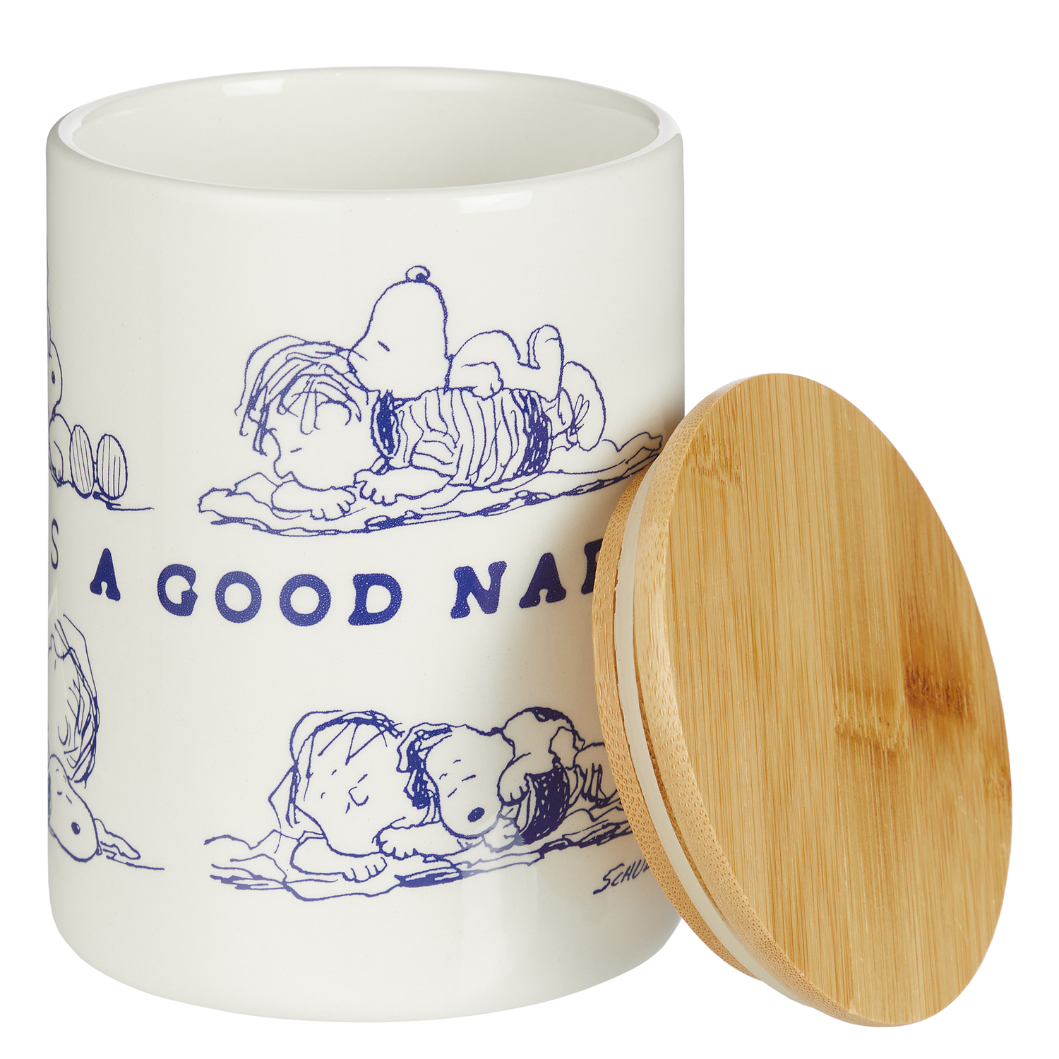 PEANUTS borcan depozitare M - happy nap