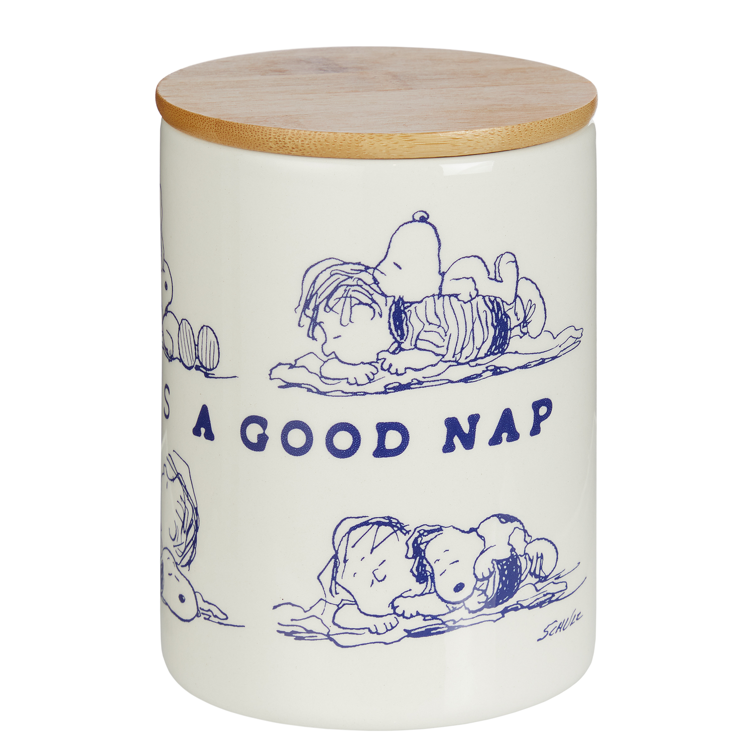 PEANUTS borcan depozitare M - happy nap