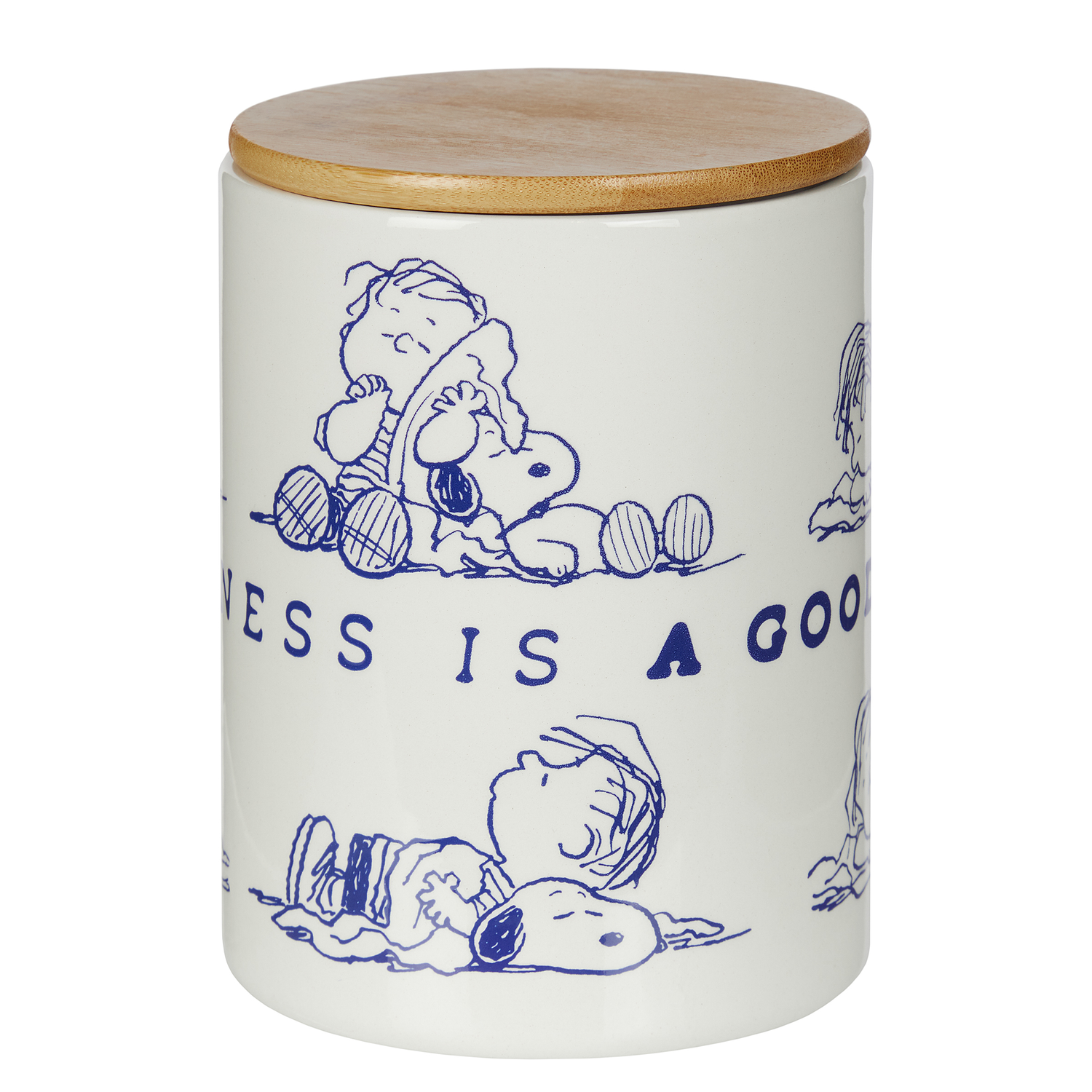 PEANUTS borcan depozitare L - happy nap