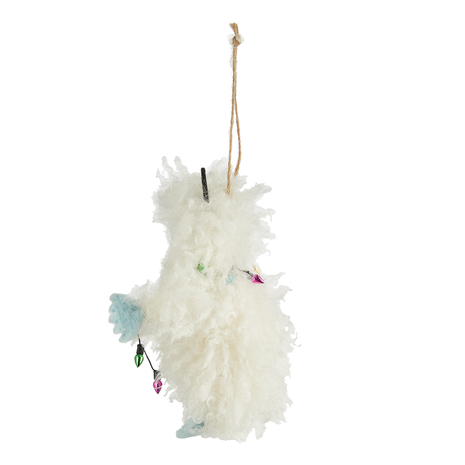 HANG ON ornament fetru Yeti cu lumini