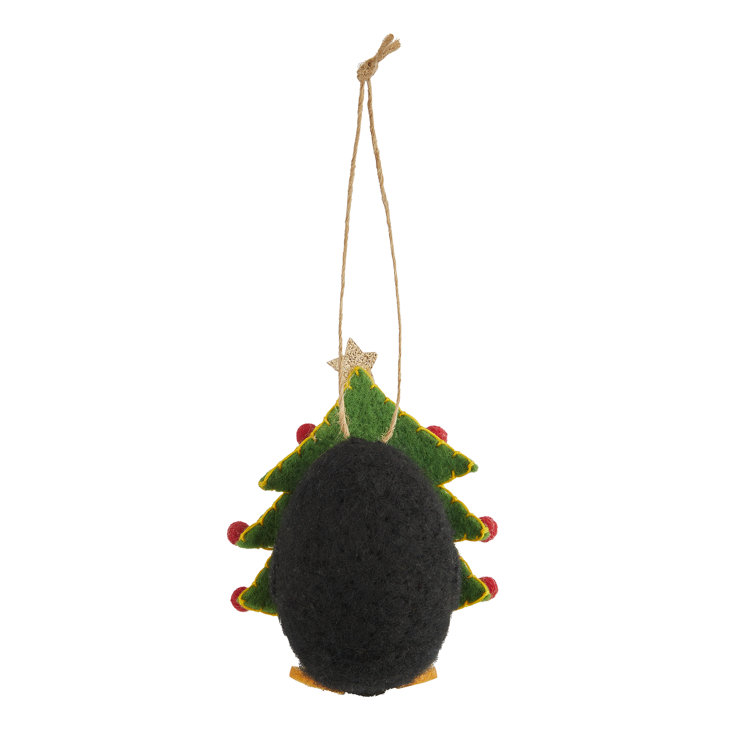 HANG ON ornament fetru pinguin cu brad