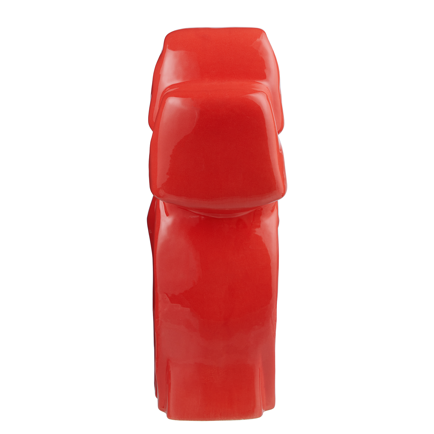 PRESENT vaza ceramica funda rosie