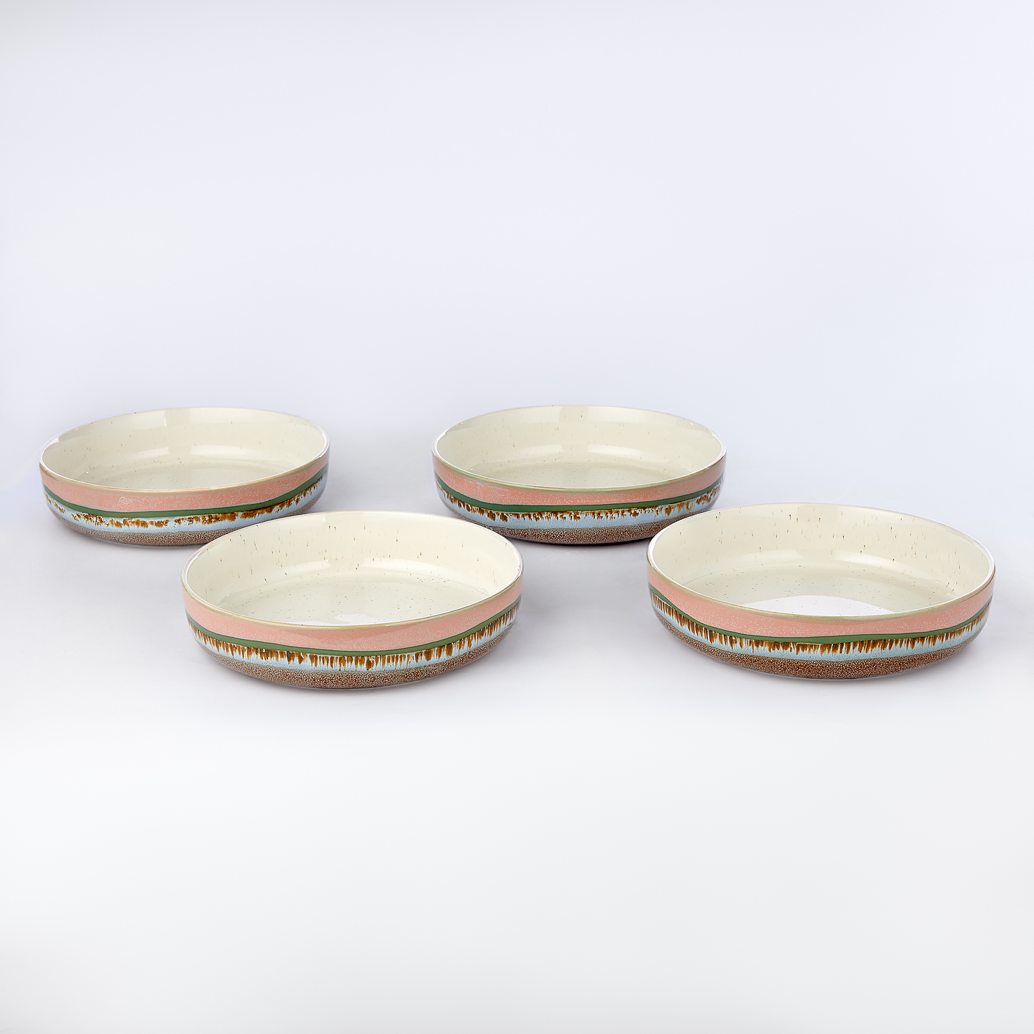 MEDLEY farfurie pentru paste Ø21 cm, maro