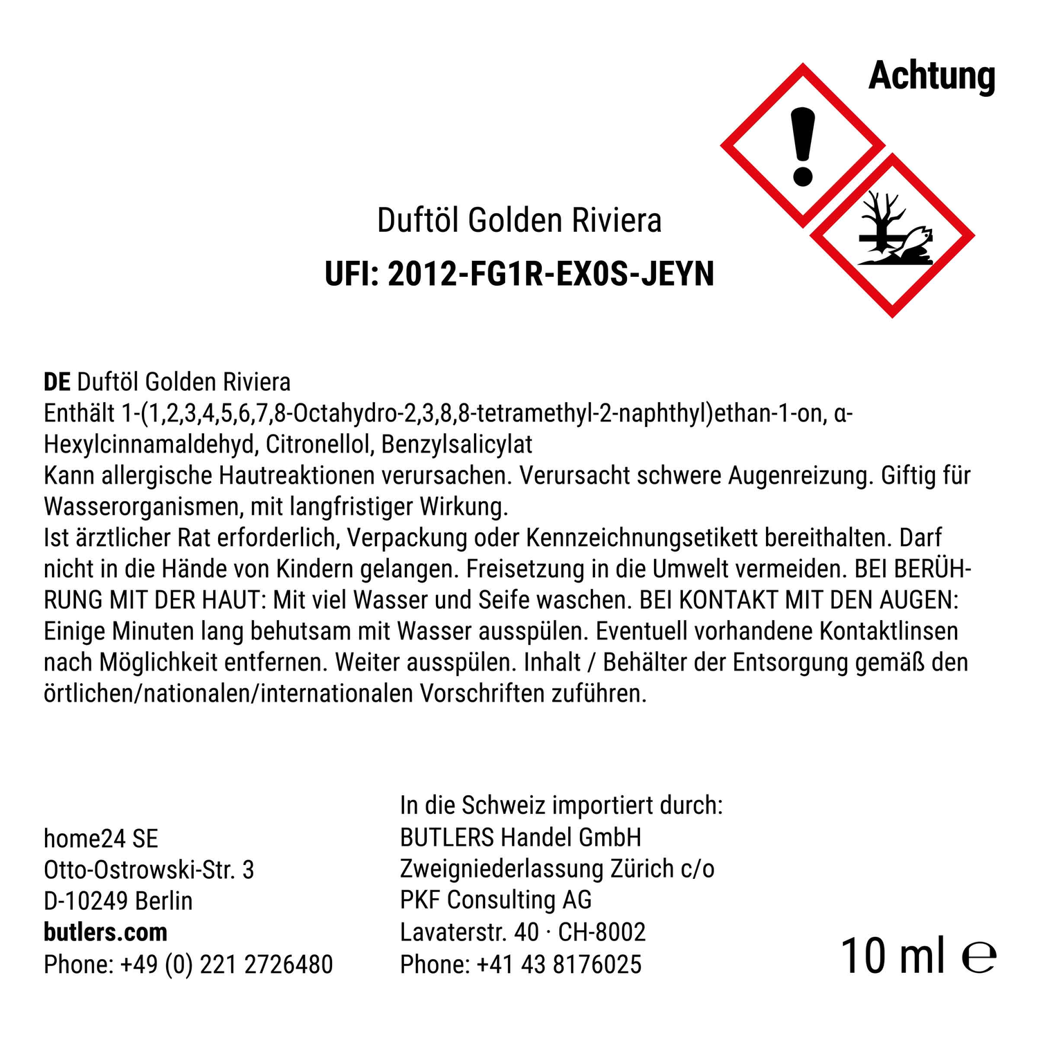 SUPREME ulei parfumat 10ml -Golden Riviera