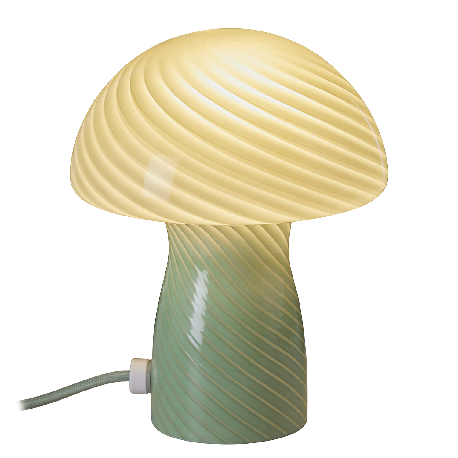 FUNGI TOWN lampa de masa mini, verde deschis